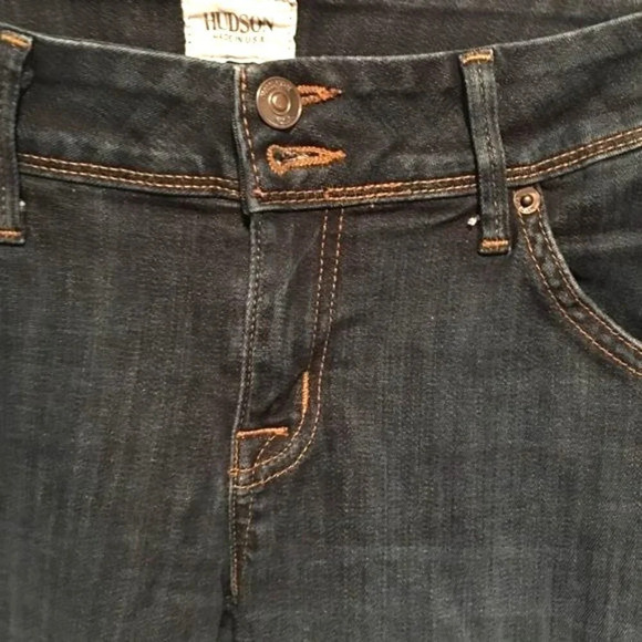 Hudson Womens Jeans RN 107906 Low Rise Beth Baby Boot 5 Pocket Double Button Zip - Picture 2 of 7